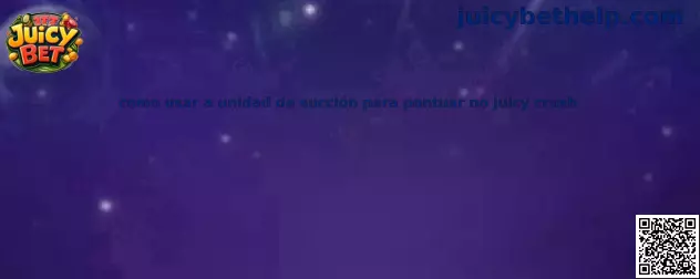 Guía de uso de unidad de succión en Juicy Crush