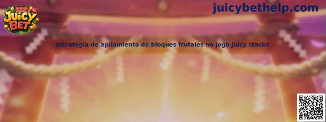 Estrategia de apilamiento de bloques frutales